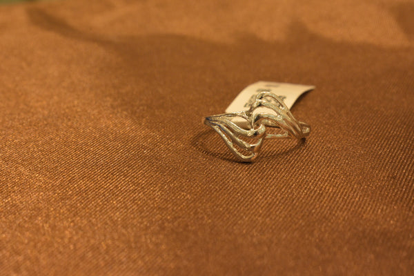 silver  fancy ladies ring-68-182