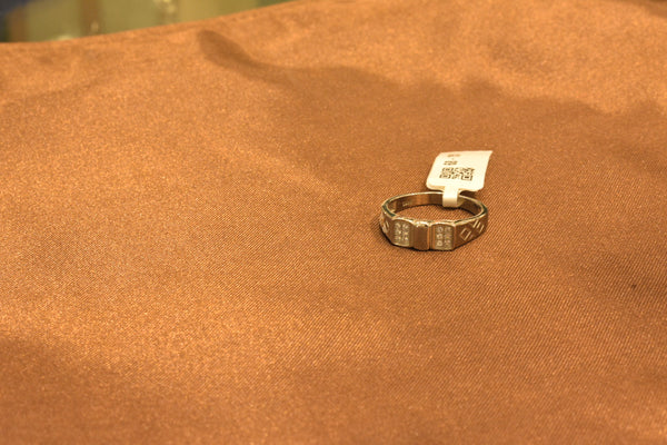 silver  fancy stone  ring men-68-151