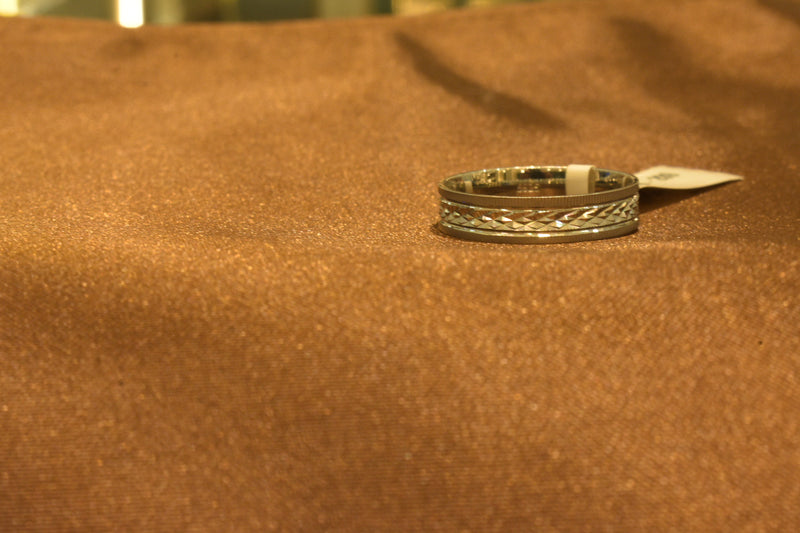silver  fancy  plain  men"s ring-68-209