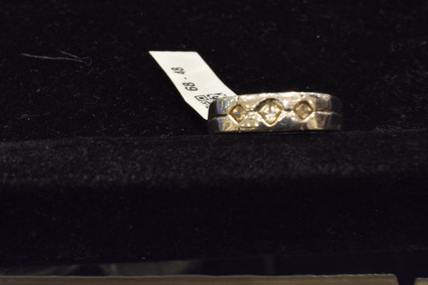 silver  fancy stone ring 68-48