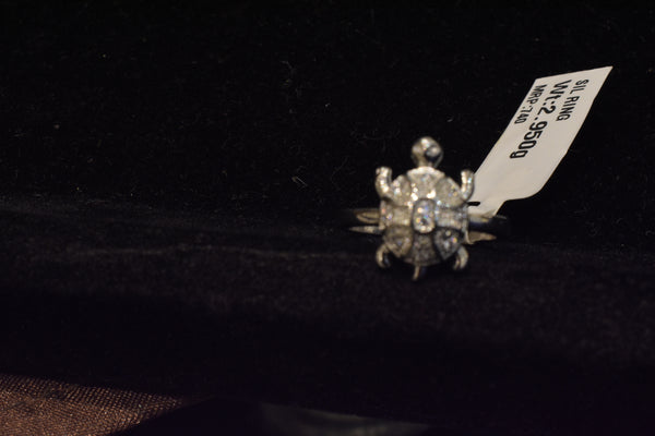 silver totays stone ladies ring 68-60