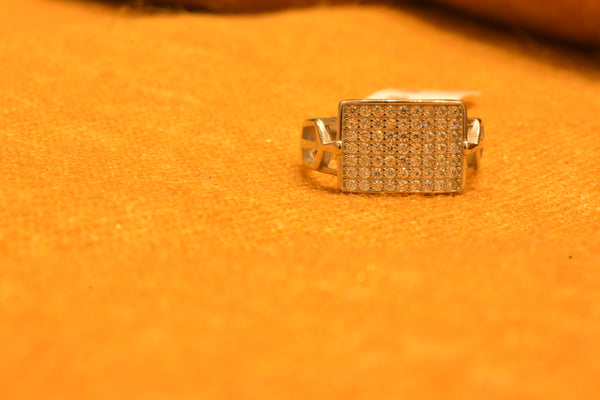 silver fancy stone ring men`s68-245
