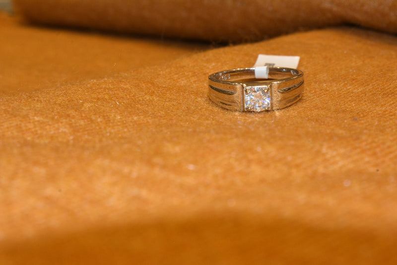 silver  fancy stone ring  men`s68-198