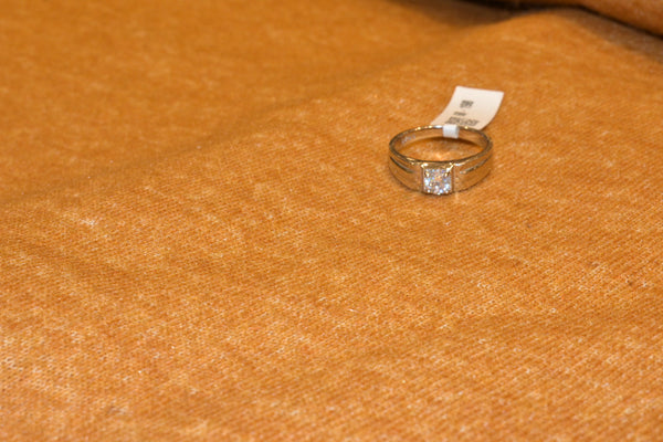 silver  fancy stone ring  men`s68-198