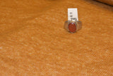 silver orange stone  men`s ring.68-10