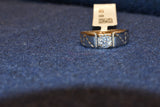 silver fancy stone men ring.68-201