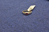 silver fancy rubby common ring.68-16