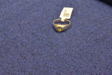 silver fancy yellow sapphire men ring.68-31