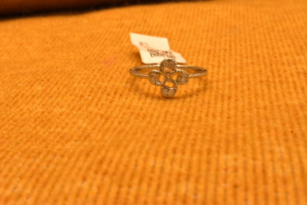 silver fancy stone  laddies ring.68-121