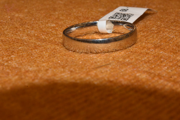 silver fancy plain men ring.68-94
