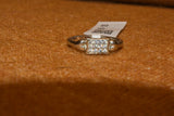silver fancy stone baby ring.68-135
