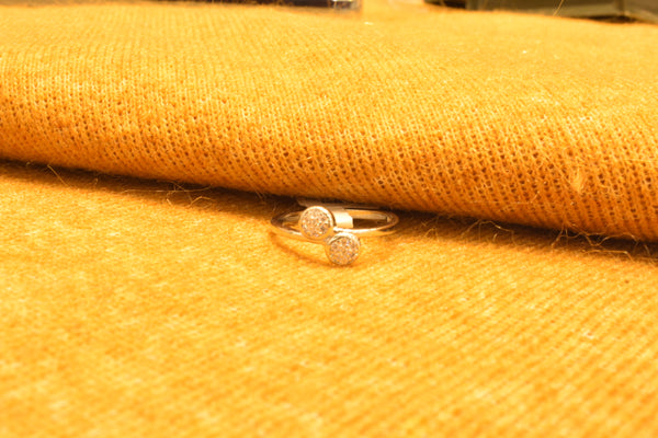 silver  fancy stone ladies ring 68-213
