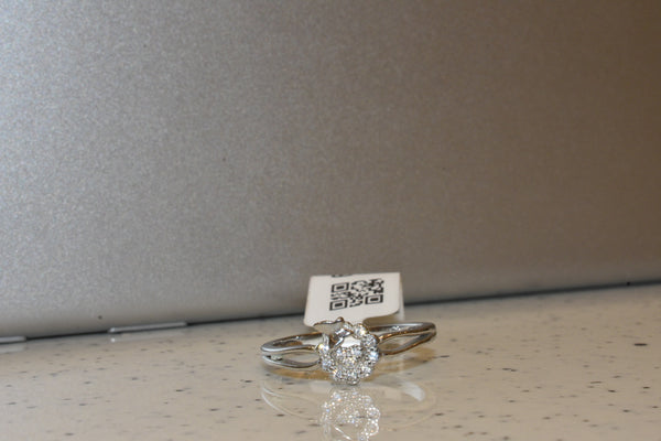 silver  fancy stone ladeis ring 68-223