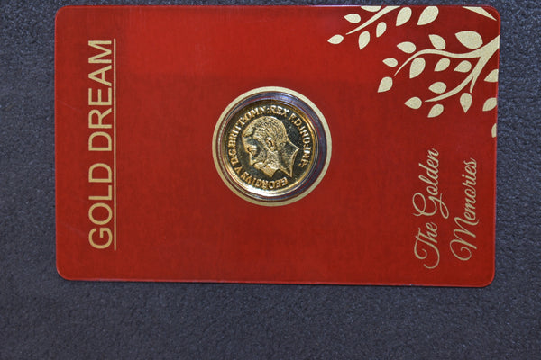 22kt 916k Gold Coin2.000 GMs king with packaging