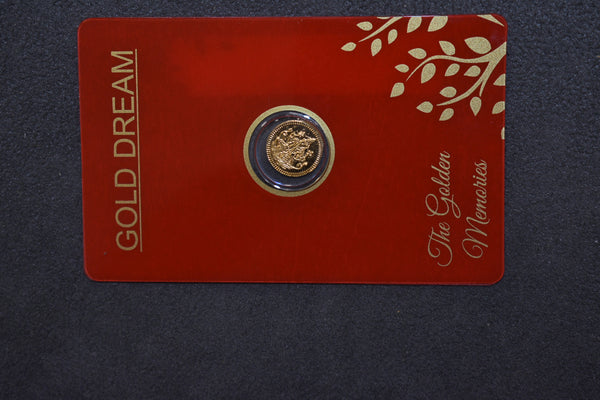 22kt 916k Gold Coin 0.500 GMs lakshmi with packaging