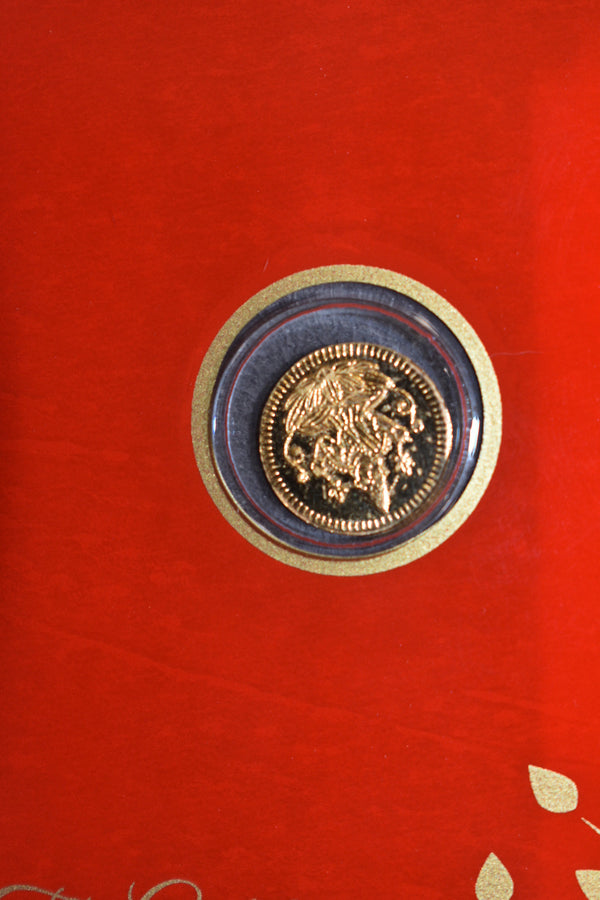 22kt 916k Gold Coin 0.500 GMs lakshmi with packaging