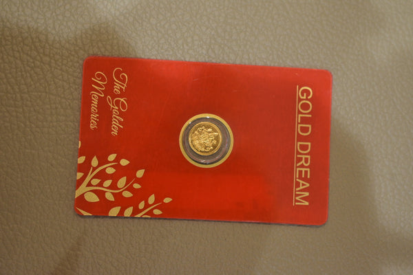 22kt 916k Gold Coin 0.250 GMs lakshmi with packaging