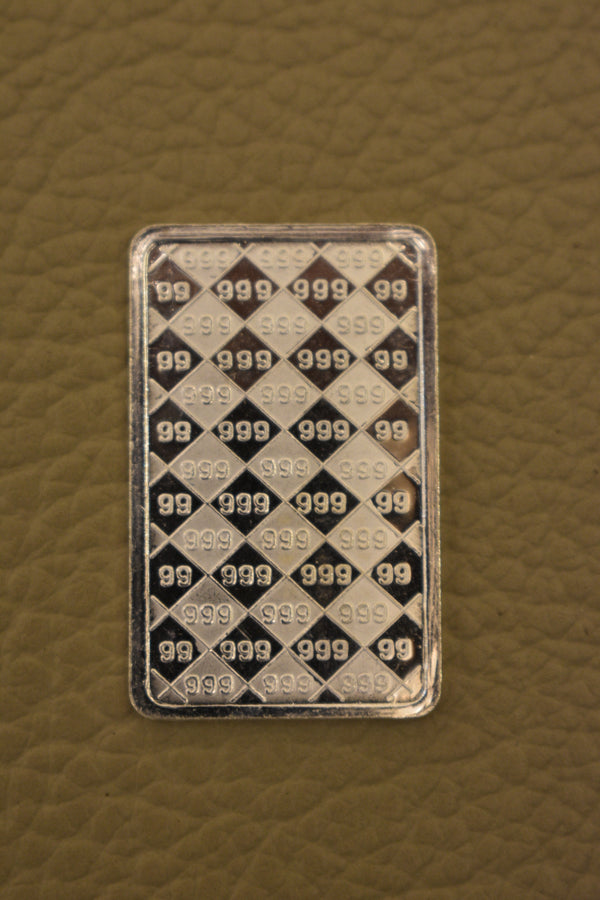 silver 999 coin 5.000gms Finely crafted