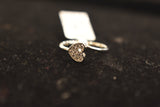 silver  fancy heart ladies ring-68-82