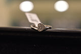 silver  fancy heart ladies ring-68-82