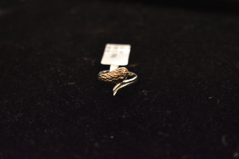 silver  fancy cocktail  ladie's ring-68-237