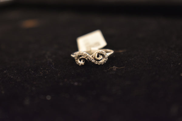 silver  fancy stone ladies ring-68-175