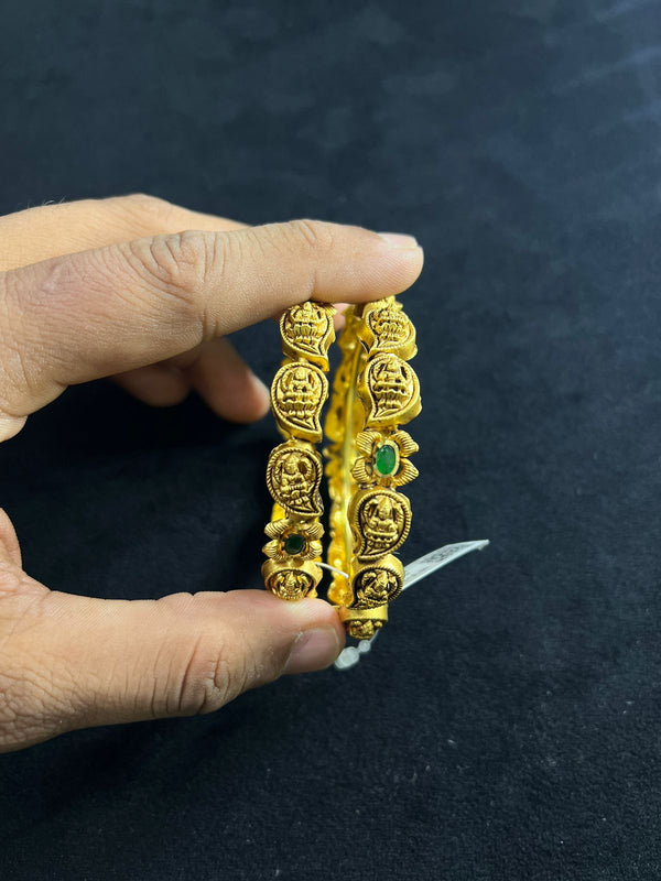 Eria Customised Temple Jewellery Bangles