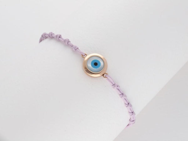 Eria Customised Evil eye gold bracelet