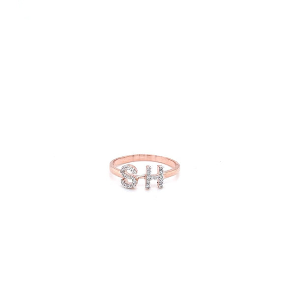 Eria Customised Rose gold stylish rings