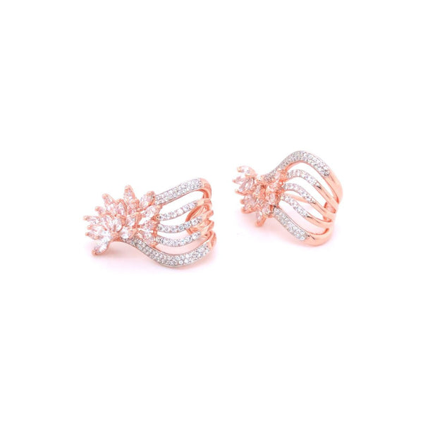 Eria Customised Rose gold stylish Earrings