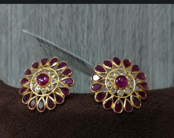 Eria Customised ruby gemstones earrings