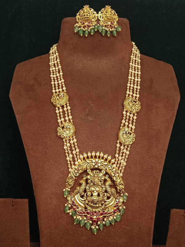 Eria Customised  temple jewellery necklace set