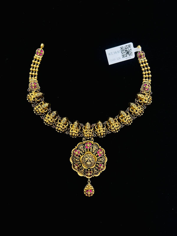 Eria Customised Temple jewellery necklace set