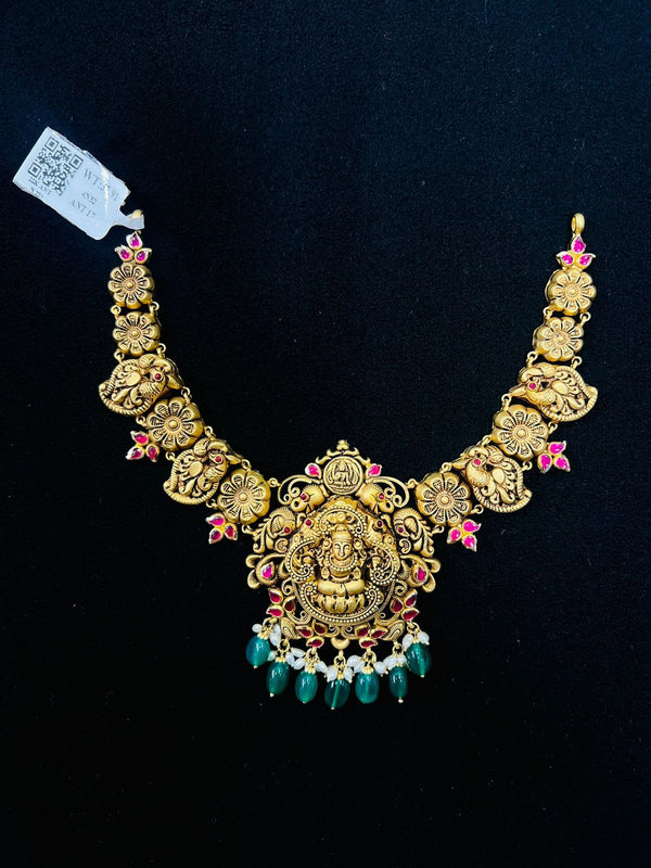 Eria Customised Temple jewellery necklace set