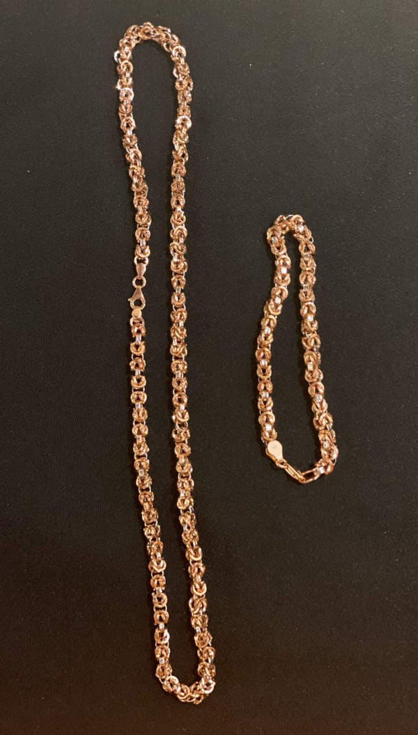 Eria Customised bracelet and chain set