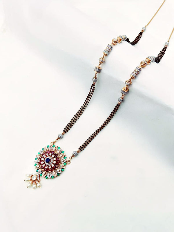Eria Customised black beads chain