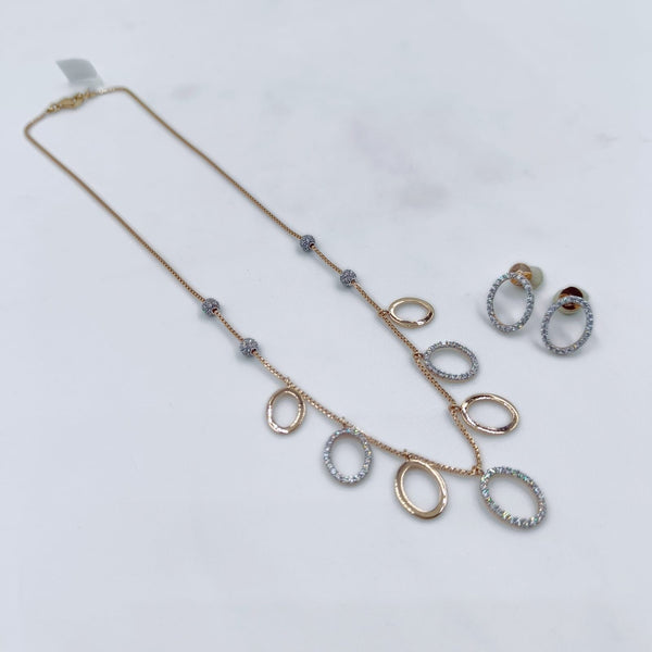 Eria Customised Rose gold Chain set