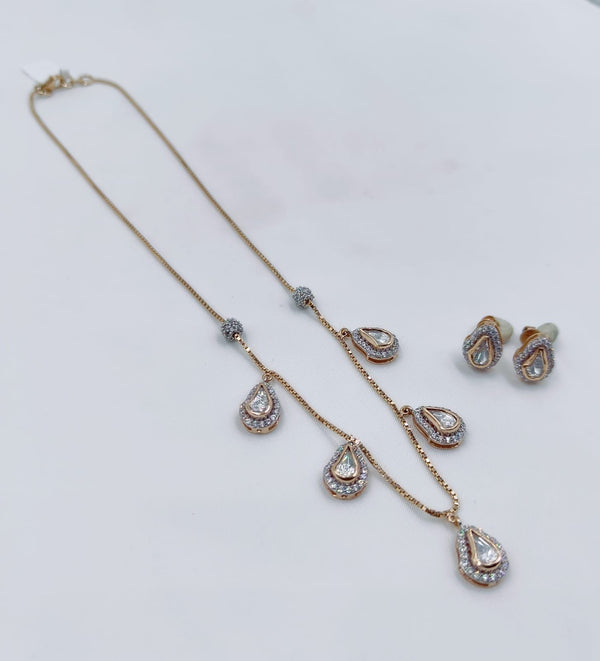 Eria Customised Rose gold Chain set