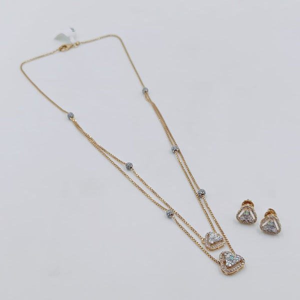 Eria Customised Rose gold Chain set