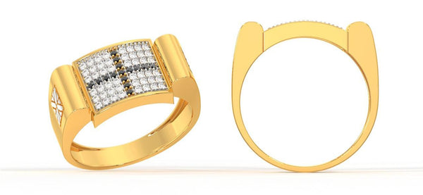 Eria Customised Gold Mens ring