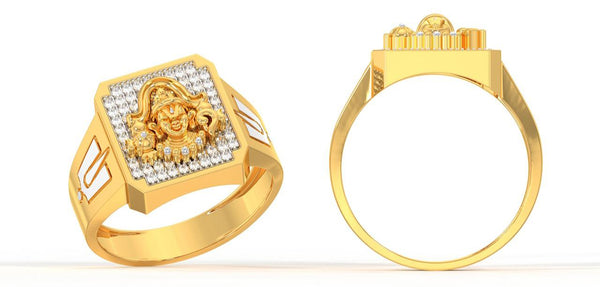 Eria Customised Gold Mens ring