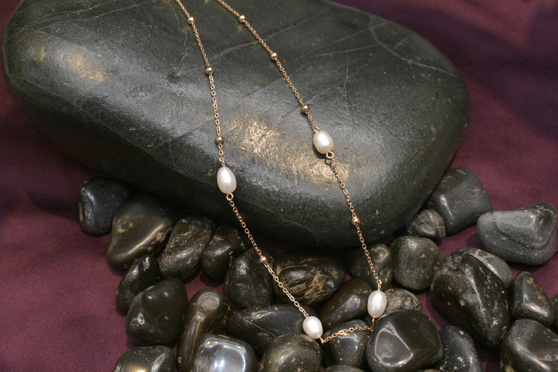 Pearl Silver Chain  - SC1