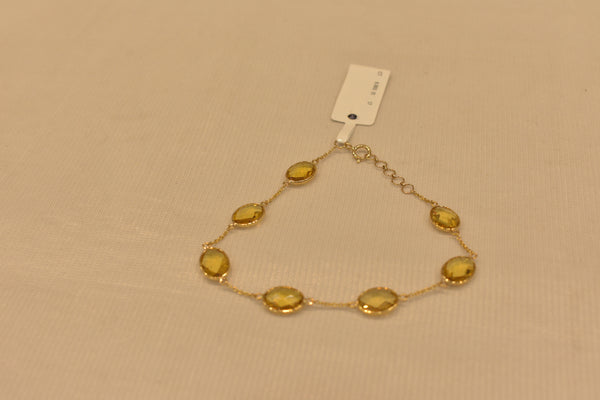 Eria 18K Natural Gemstone Natural with Yellow Gold- KMB 347