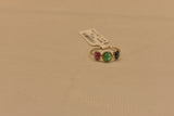 Eria 18K Natural Gemstone with Yellow Gold- R86