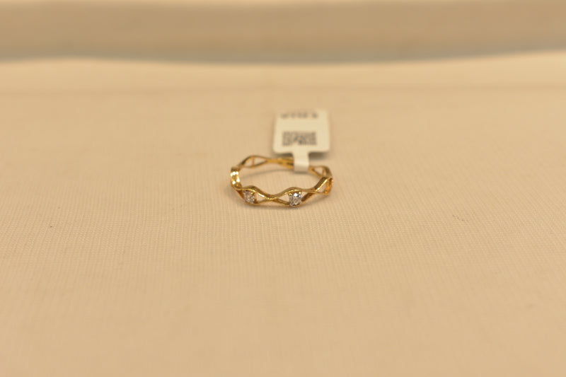 Eria 22k Gold Swarovski Ring - R221