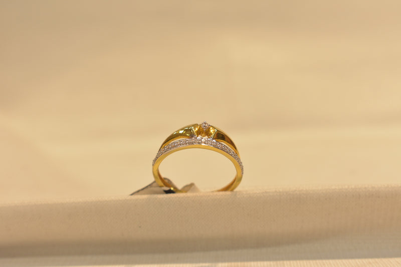 Eria 22kt Gold Swarovski Ring - R52