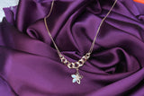 Starry Night Sky Silver Necklace- SN19