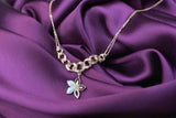 Starry Night Sky Silver Necklace- SN19