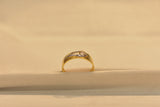 Eria 22kt Gold Swarovski Ring - R36