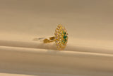 Eria 22K Gold Swarovski Ring - R176